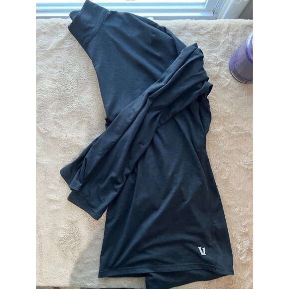 Vuori Mens Navy Long Sleeve 1/4 Zip Pullover With Pocket - Picture 8 of 8